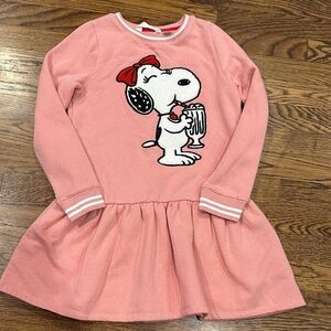 H&M Pink Dress with Cartoon Character